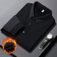 ❄️Comfort & Confidence |Men's Lapel Faux Two-Piece Knitted Shirt