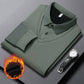 ❄️Comfort & Confidence |Men's Lapel Faux Two-Piece Knitted Shirt