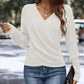 🎁Meet Christmas 40% OFF🎄|Women's Elegant Casual V-Neck Knit Top 【FREE SHIPPING !!!】