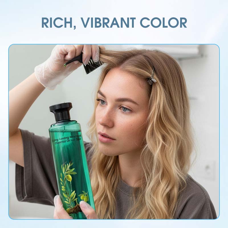 🌿Long-Lasting Botanical Essential Oil Hair Dye🎁