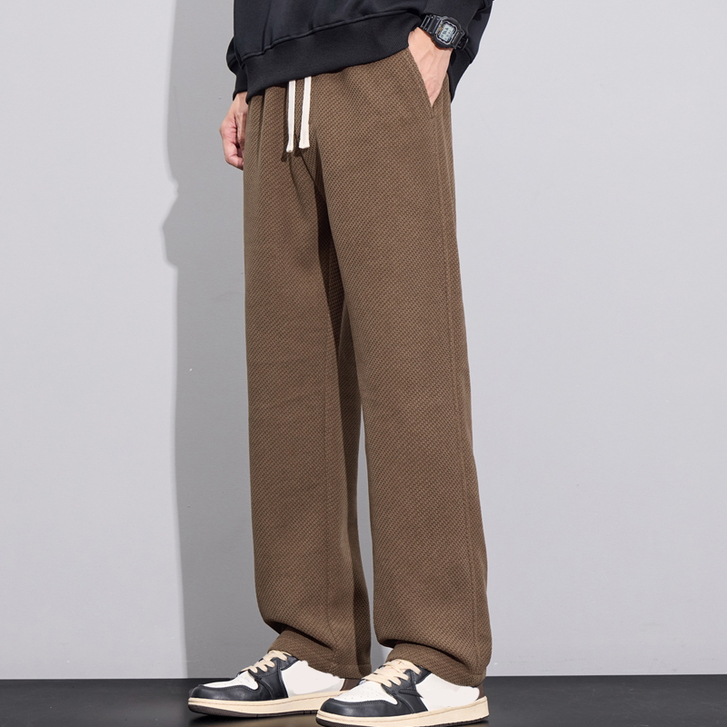 👖 50% OFF NOW! 🔥Men's Twill Knit Fleece-Lined Wool-Blend Thermal Drawstring Casual Pants