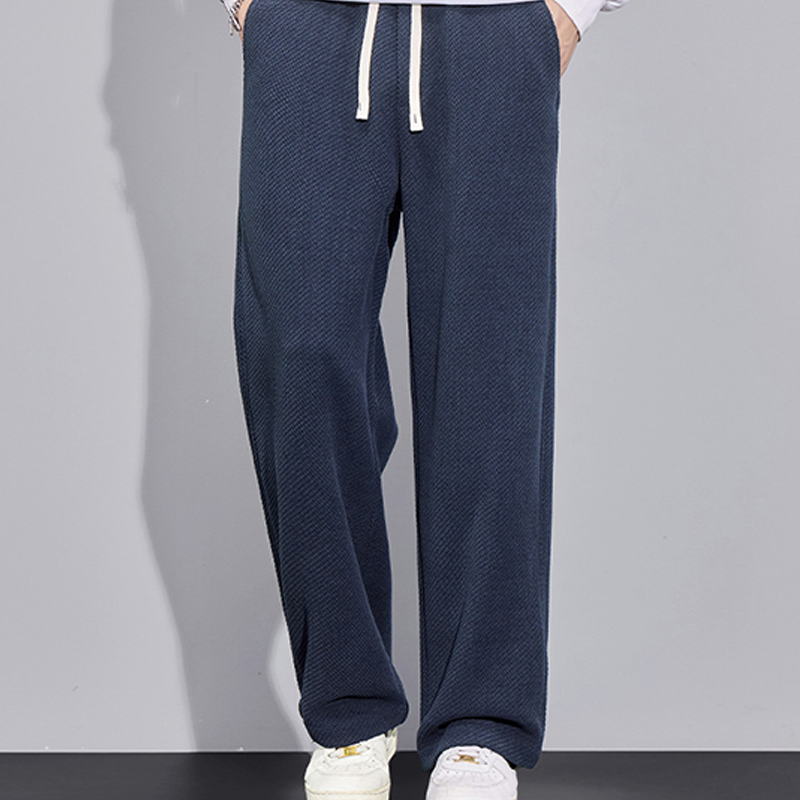 👖 50% OFF NOW! 🔥Men's Twill Knit Fleece-Lined Wool-Blend Thermal Drawstring Casual Pants