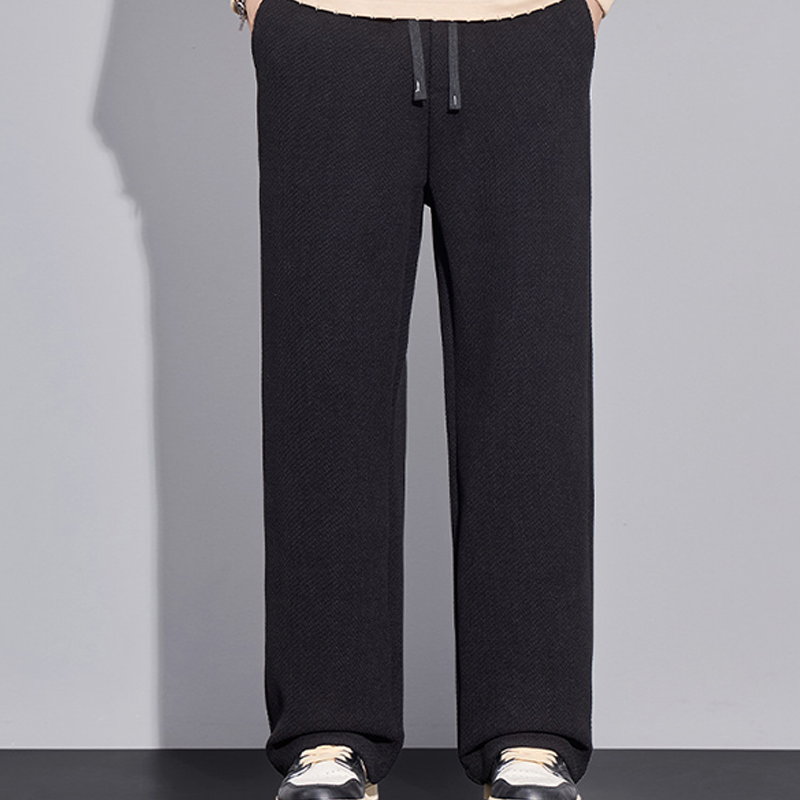 👖 50% OFF NOW! 🔥Men's Twill Knit Fleece-Lined Wool-Blend Thermal Drawstring Casual Pants