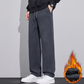 👖 50% OFF NOW! 🔥Men's Twill Knit Fleece-Lined Wool-Blend Thermal Drawstring Casual Pants