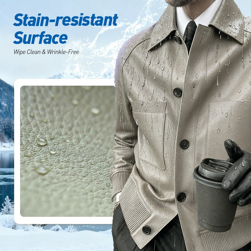 ⏰2026 High-End Bespoke💥💥Men's Classic Faux Leather Jacket