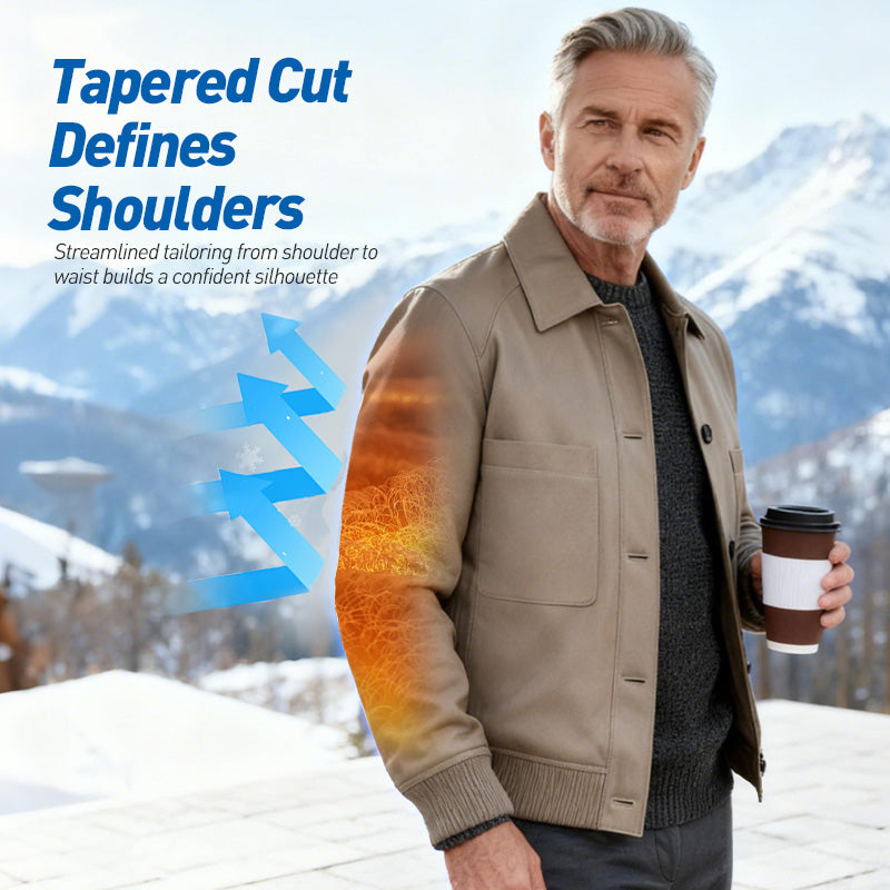 ⏰2026 High-End Bespoke💥💥Men's Classic Faux Leather Jacket