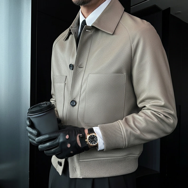 ⏰2026 High-End Bespoke💥💥Men's Classic Faux Leather Jacket