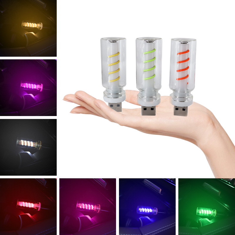 Light Up Your Ride Instantly! No-Drill USB Touch Mood Lamp