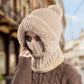 🔥Flash Sale-50% OFF ✨Women's Winter One-Piece Knitted Beanie Scarf Mask