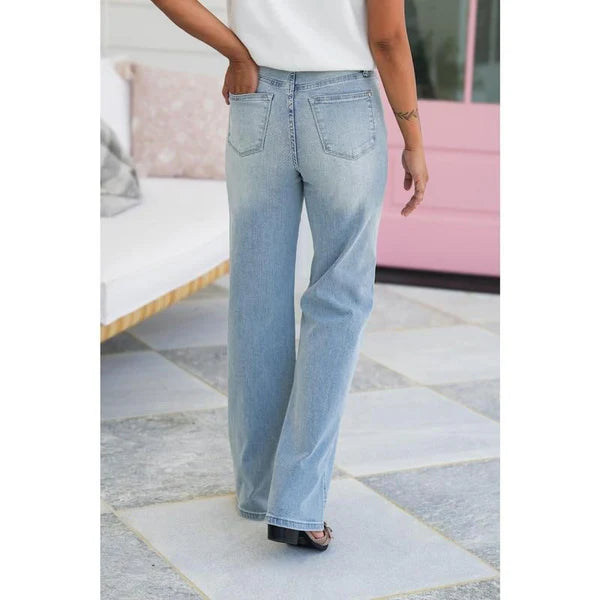 🔥Women's Vintage High Waist Straight Leg Jeans