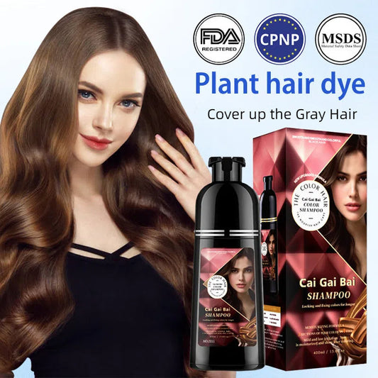 🔥Hot Sale Offers-Herbal Extract Instant Hair Color Shampoo for Men & Women