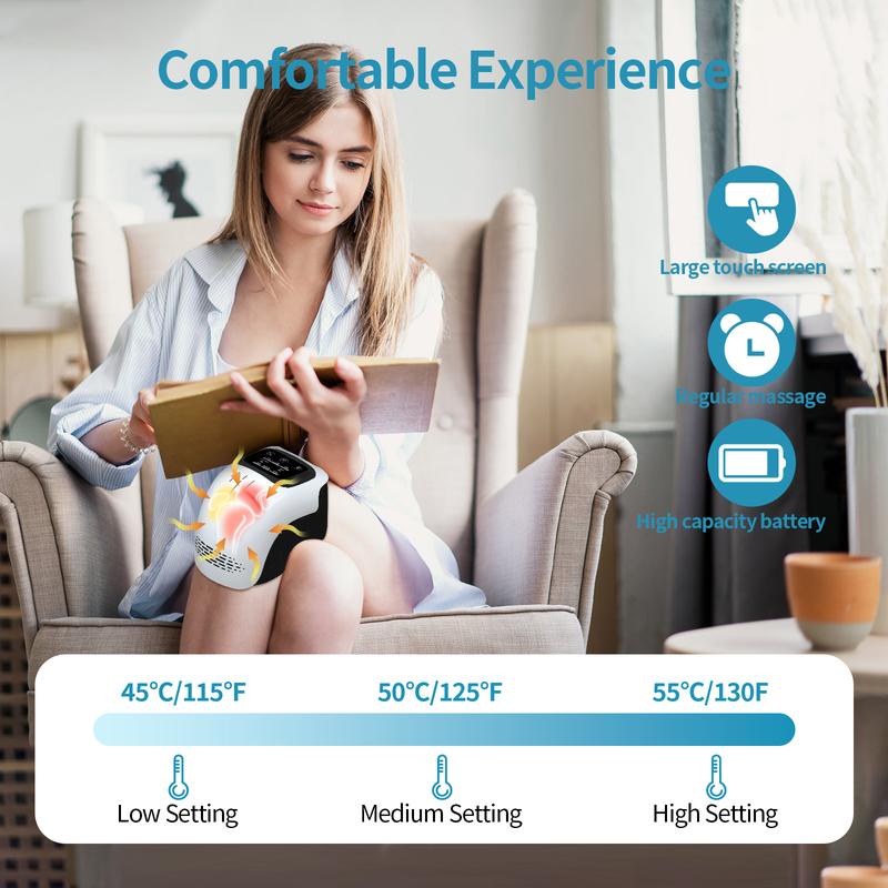🔥Flash Sale-50%OFF💖Comfort Electric Knee Massager Rechargeable Knee Massage Machine