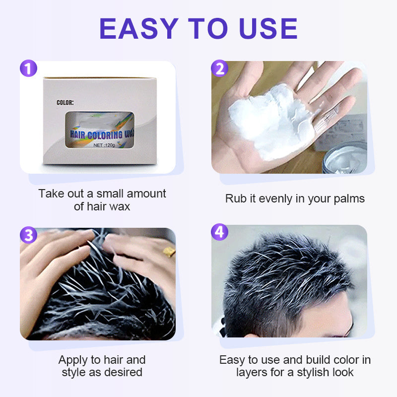 🔥 【FLASH SALE】Temporary Hair Dye Wax