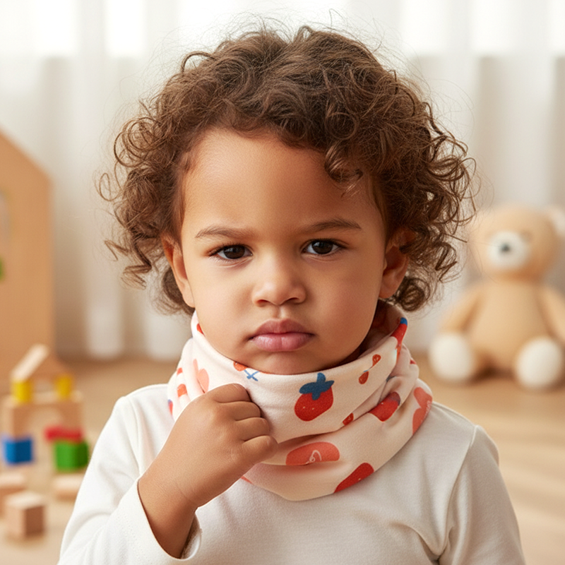 Kids' Cartoon-Printed Windproof Neck Warmer