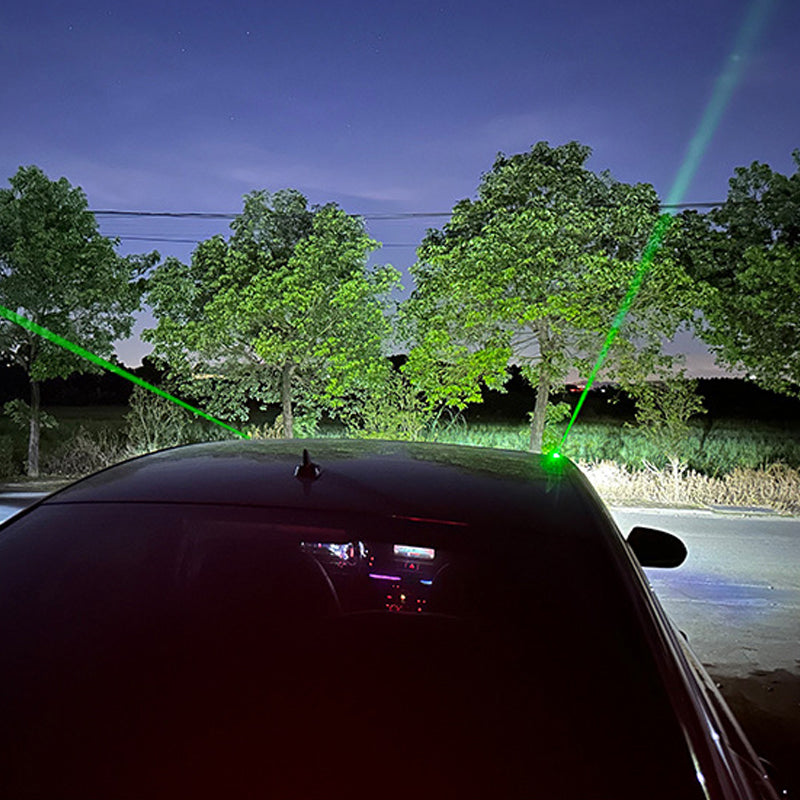 Stop Rear-End Collisions! Waterproof USB-C Laser Warning Light