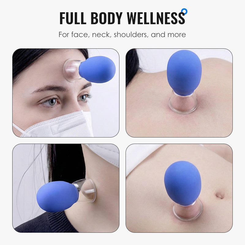 🔥BUY MORE SAVE MORE🔥Glass and Silicone Vacuum Suction Massage Cups