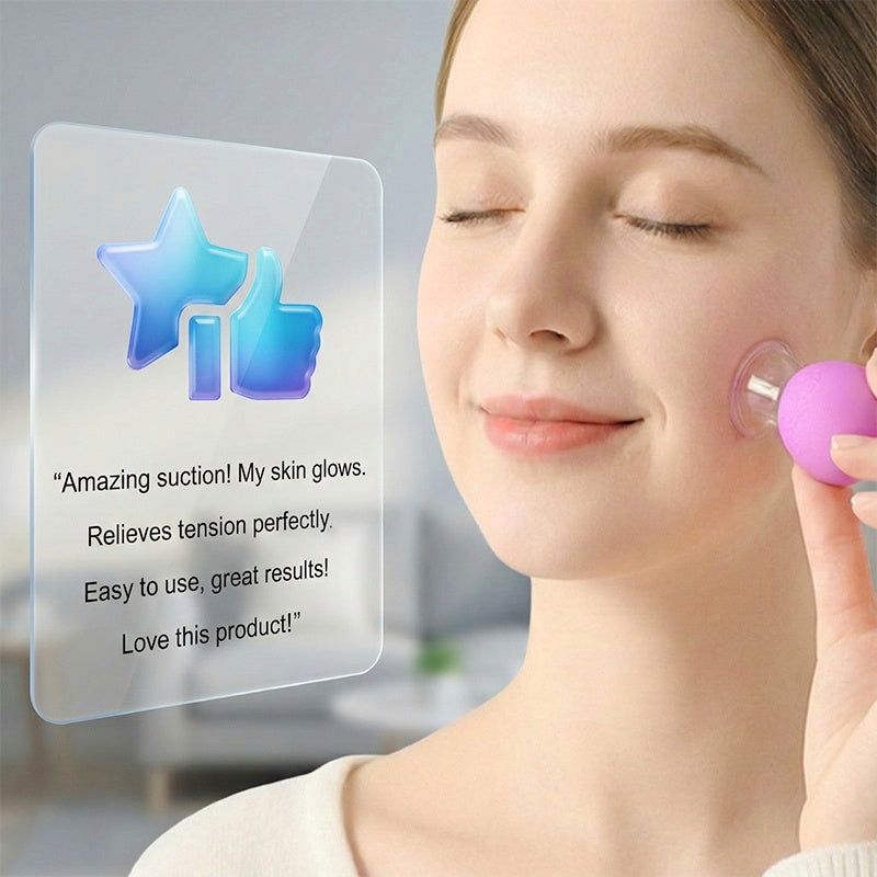 🔥BUY MORE SAVE MORE🔥Glass and Silicone Vacuum Suction Massage Cups