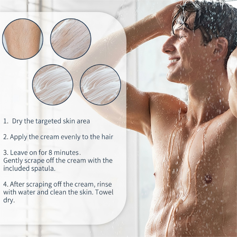🎁Buy 2 Get 1 Free🔥Fast-Acting Body Hair Removal Cream for Men