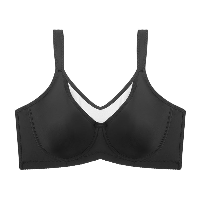 Underwire Plus-Size Bra – Breathable Mesh, Natural Lift