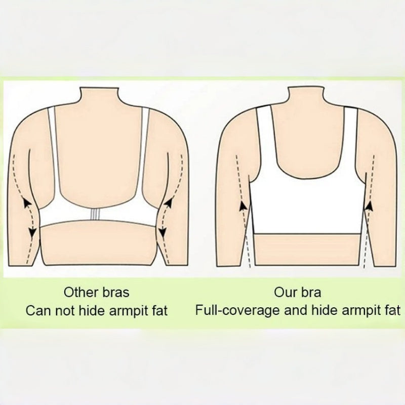 Underwire Plus-Size Bra – Breathable Mesh, Natural Lift