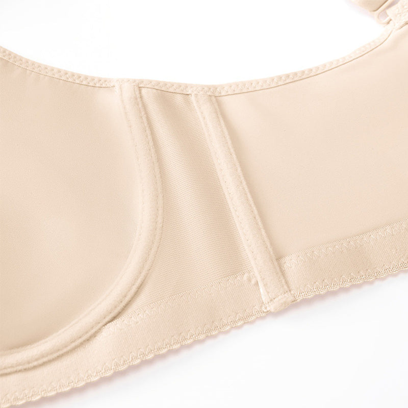Underwire Plus-Size Bra – Breathable Mesh, Natural Lift