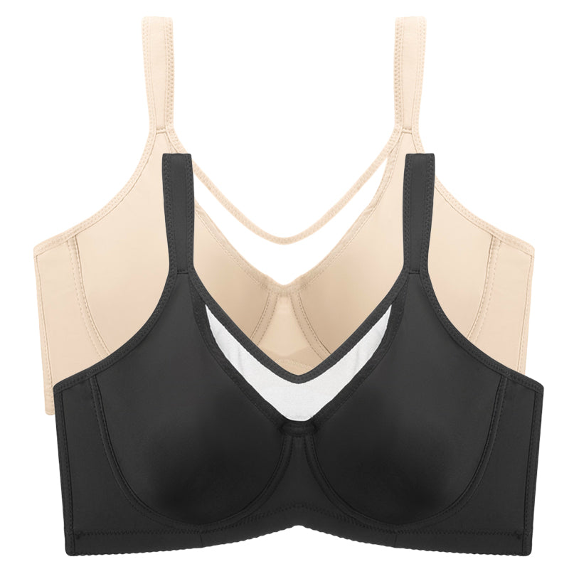 Underwire Plus-Size Bra – Breathable Mesh, Natural Lift