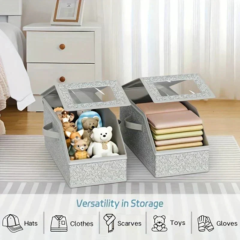 Stack Caps Neatly Instantly! Stackable Baseball Hat Storage Boxes
