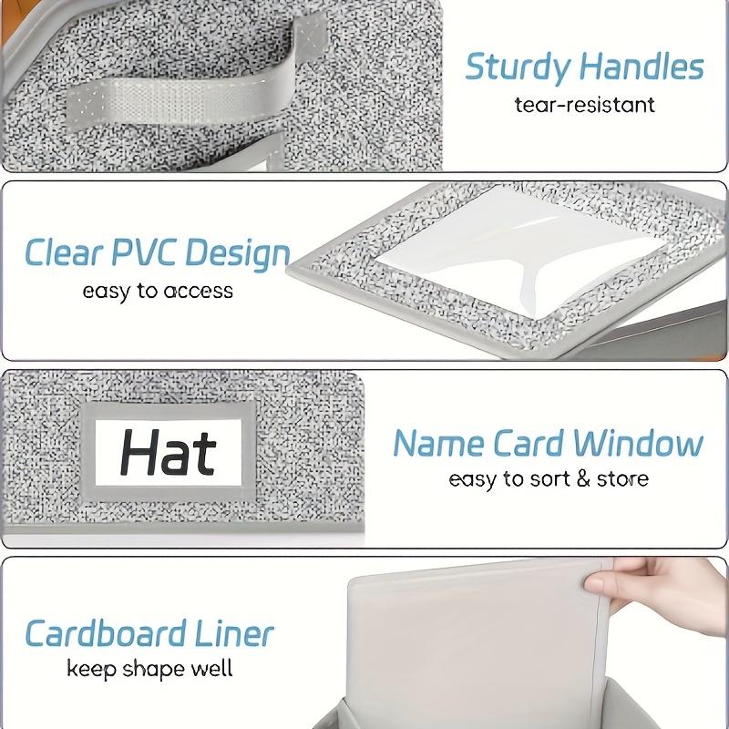 Stack Caps Neatly Instantly! Stackable Baseball Hat Storage Boxes