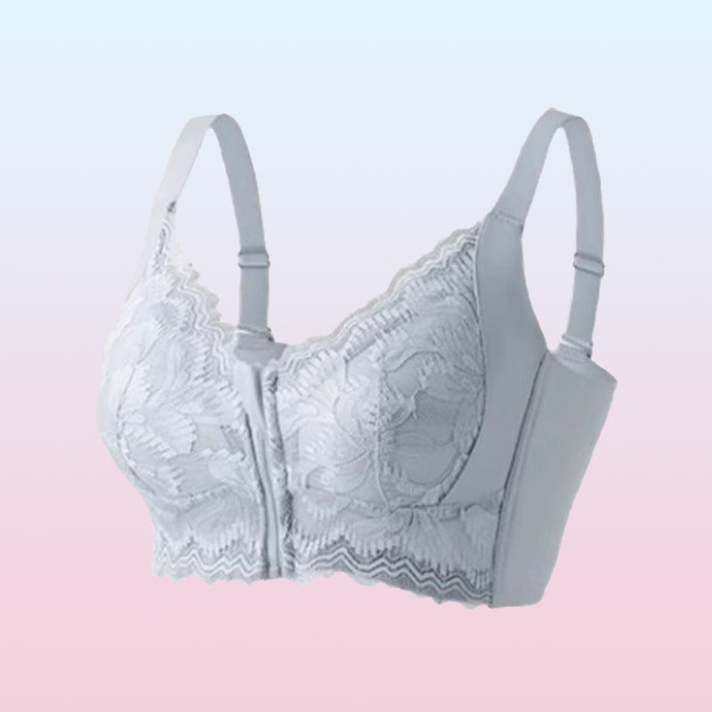 🤩LAST DAY SALE-49% OFF🔥Women's Comfortable Front Closure Lace Posture Support Bra