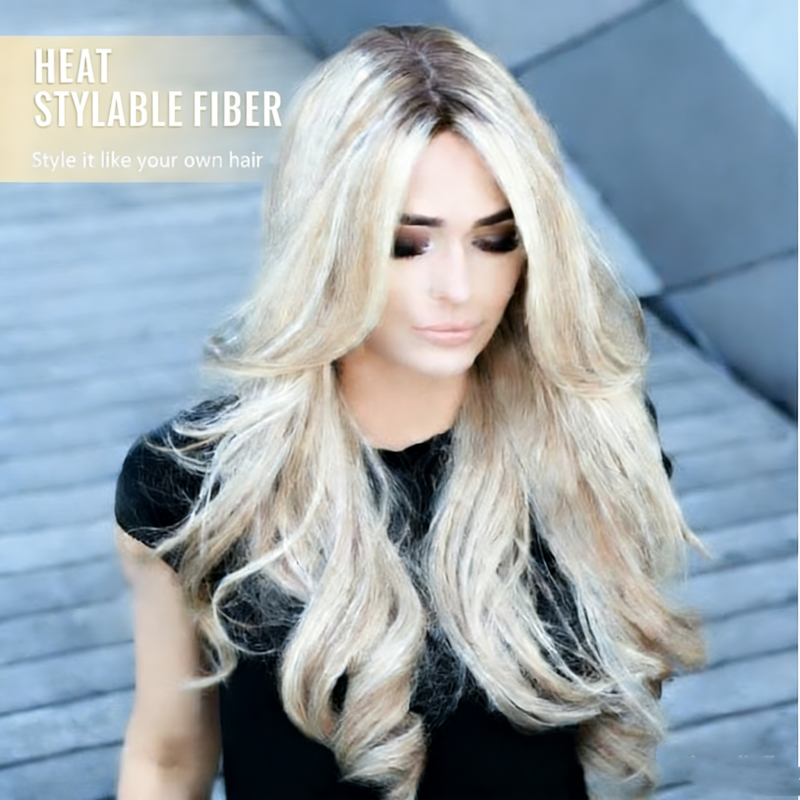✨Flash Sale🔥Natural Middle Part Wavy Wig for Women