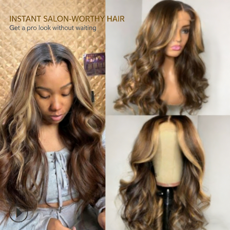 ✨Flash Sale🔥Natural Middle Part Wavy Wig for Women