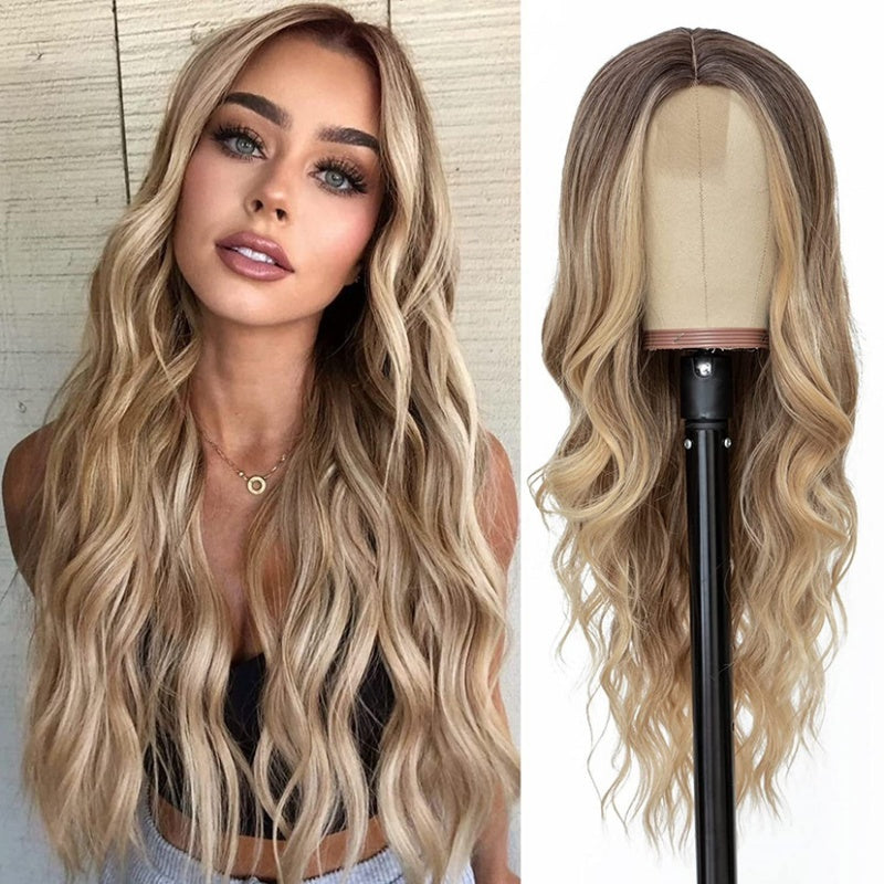 ✨Flash Sale🔥Natural Middle Part Wavy Wig for Women