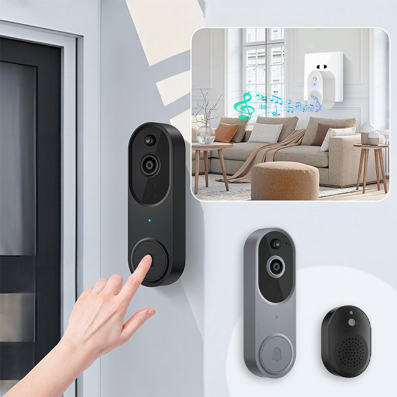 Monitor Your Door Instantly! 1080P AI Human Detection Video Doorbell