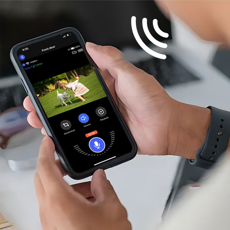 Monitor Your Door Instantly! 1080P AI Human Detection Video Doorbell