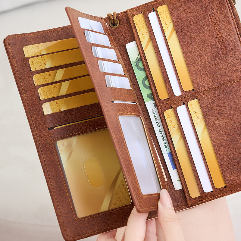 💃Last Day Sales -50% OFF🎉Women's Retro Style RFID Blocking Tri-fold Wallet