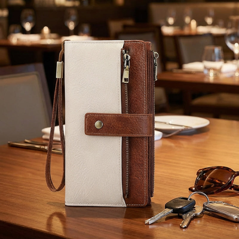 💃Last Day Sales -50% OFF🎉Women's Retro Style RFID Blocking Tri-fold Wallet