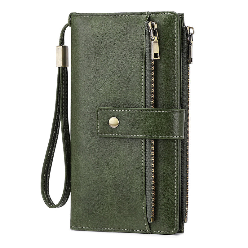 💃Last Day Sales -50% OFF🎉Women's Retro Style RFID Blocking Tri-fold Wallet