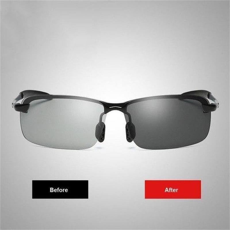 2026 Photochromic Sunglasses with Anti-Reflective Polarized Lenses