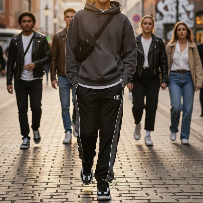 🔥HOT SALE 50% OFF🔥Men's Quick-Dry Athletic Track Pants with Side Stripes