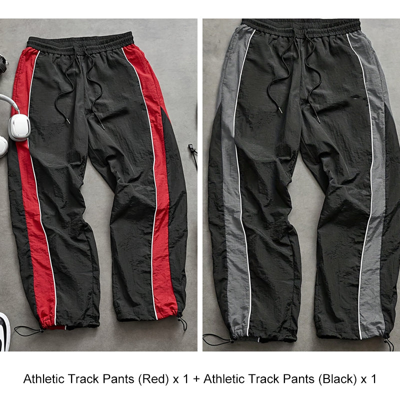 🔥HOT SALE 50% OFF🔥Men's Quick-Dry Athletic Track Pants with Side Stripes