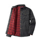 🔥Men’s Flannel-Lined Western Snap Jacket