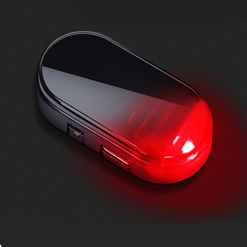 Deter Thieves Instantly! No-Wire Solar Car Warning Light