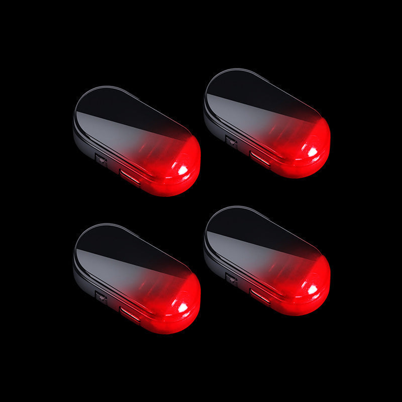 Deter Thieves Instantly! No-Wire Solar Car Warning Light