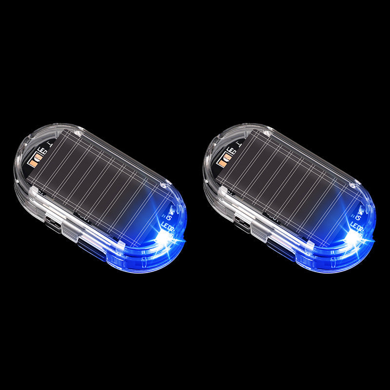 Deter Thieves Instantly! No-Wire Solar Car Warning Light