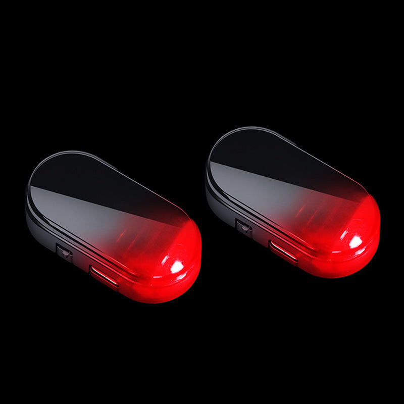 Deter Thieves Instantly! No-Wire Solar Car Warning Light