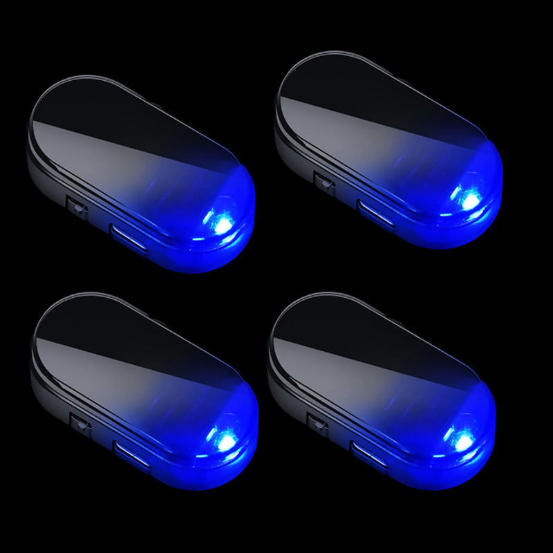 Deter Thieves Instantly! No-Wire Solar Car Warning Light