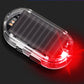 Deter Thieves Instantly! No-Wire Solar Car Warning Light