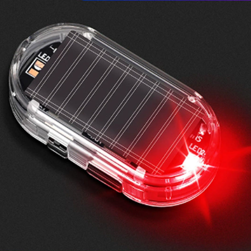Deter Thieves Instantly! No-Wire Solar Car Warning Light
