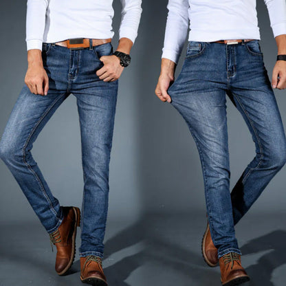 🔥New Arrivals🔥Men's Straight Slim Fit Stretch Denim Jeans