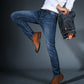 🔥New Arrivals🔥Men's Straight Slim Fit Stretch Denim Jeans
